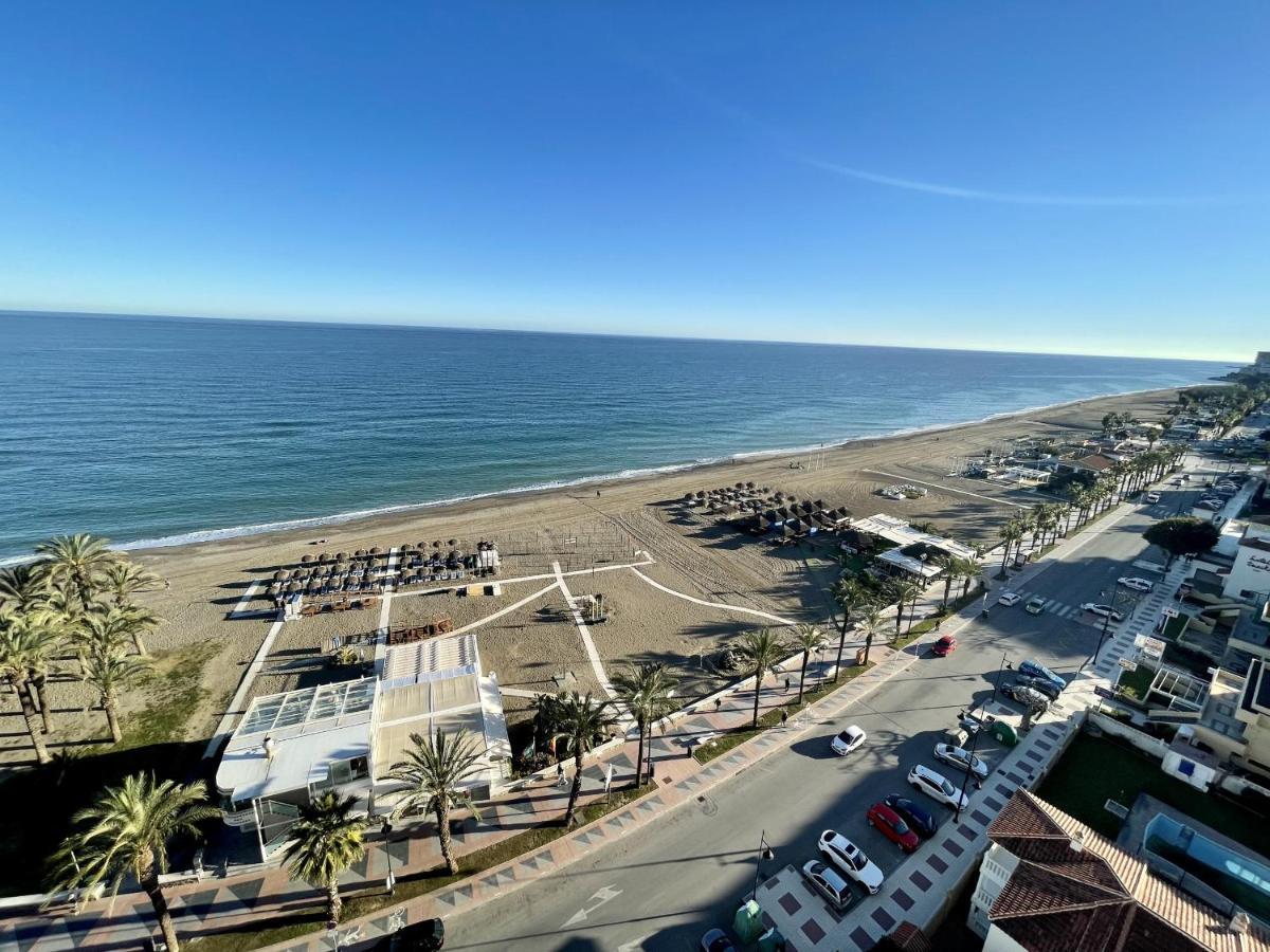 Exclusive Beachfront Apartment Torremolinos - Pool - Paddle - Tenis - Wifi - Central Aircon Kültér fotó