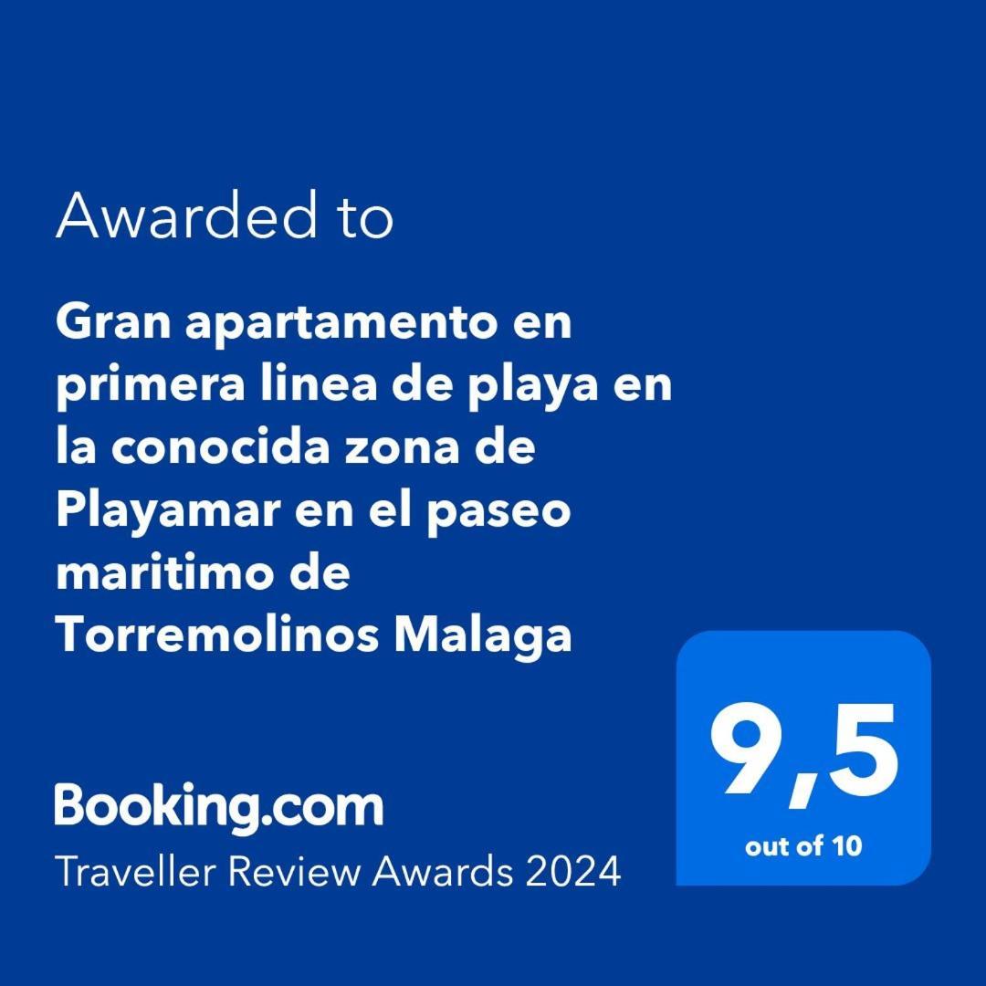 Exclusive Beachfront Apartment Torremolinos - Pool - Paddle - Tenis - Wifi - Central Aircon Kültér fotó
